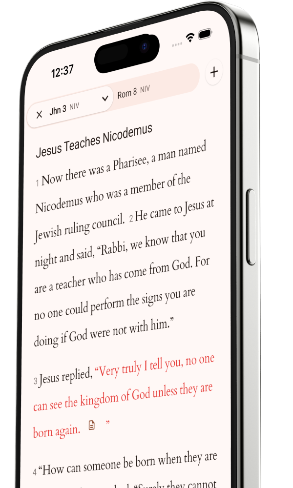 Screenshot of BibleOne app
