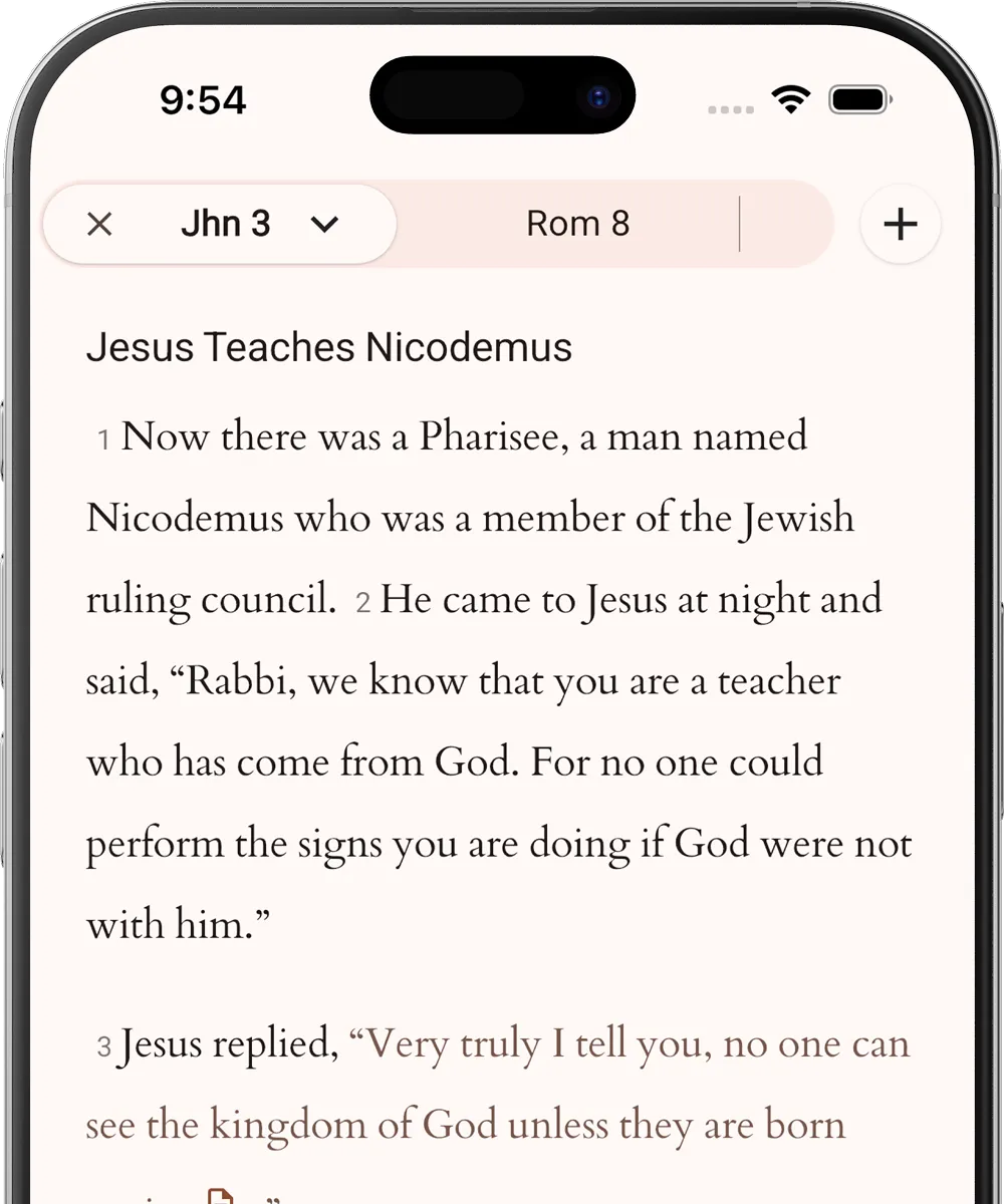Screenshot of BibleOne app